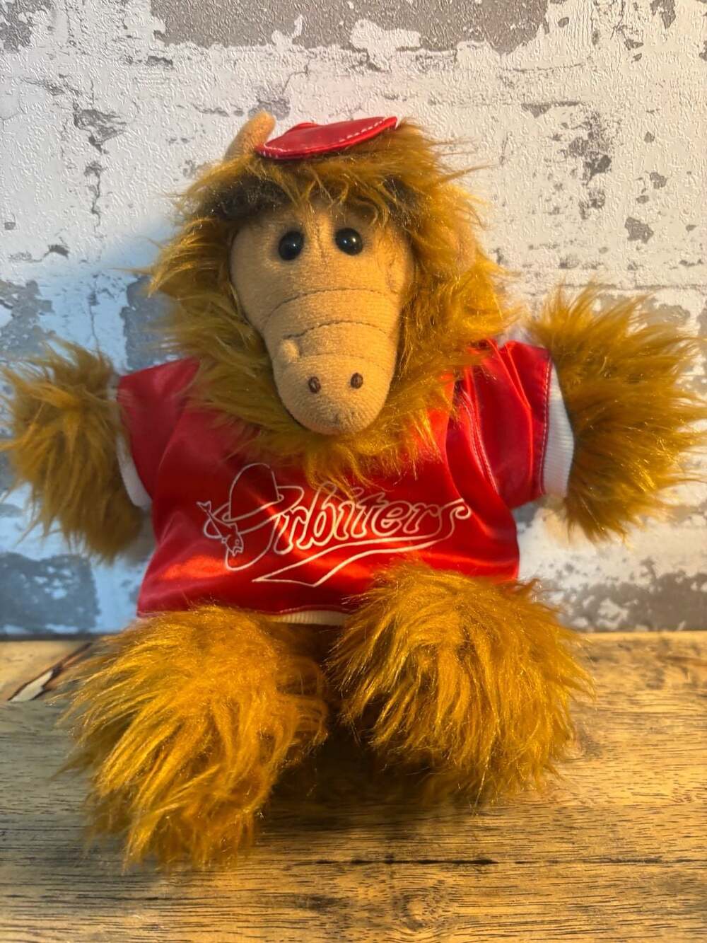 Vintage 1988 ALF Orbiters Baseball Hand Puppet Plush